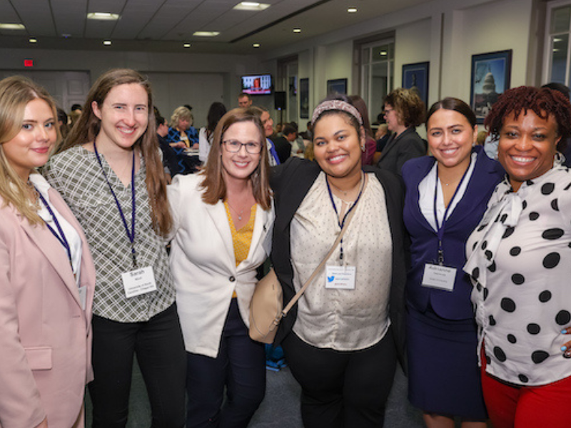 Students posing at Student Policy Summit